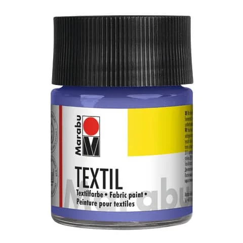 Marabu Textilfarbe "Textil", flieder, 50 ml, im Glas (EAN: 4007751055897)