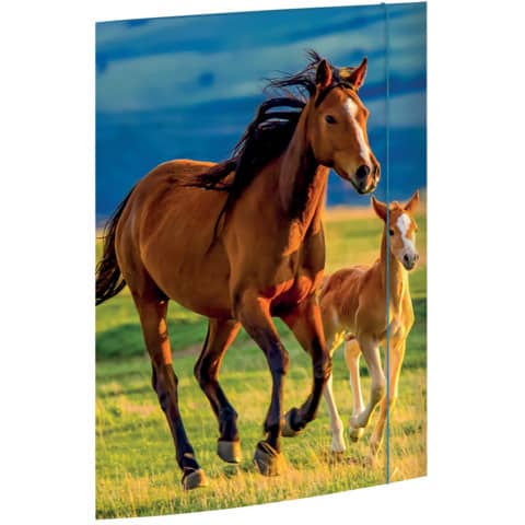 RNK Verlag Zeichnungsmappe "Free Horses", DIN A3 (EAN: 4002871453530)