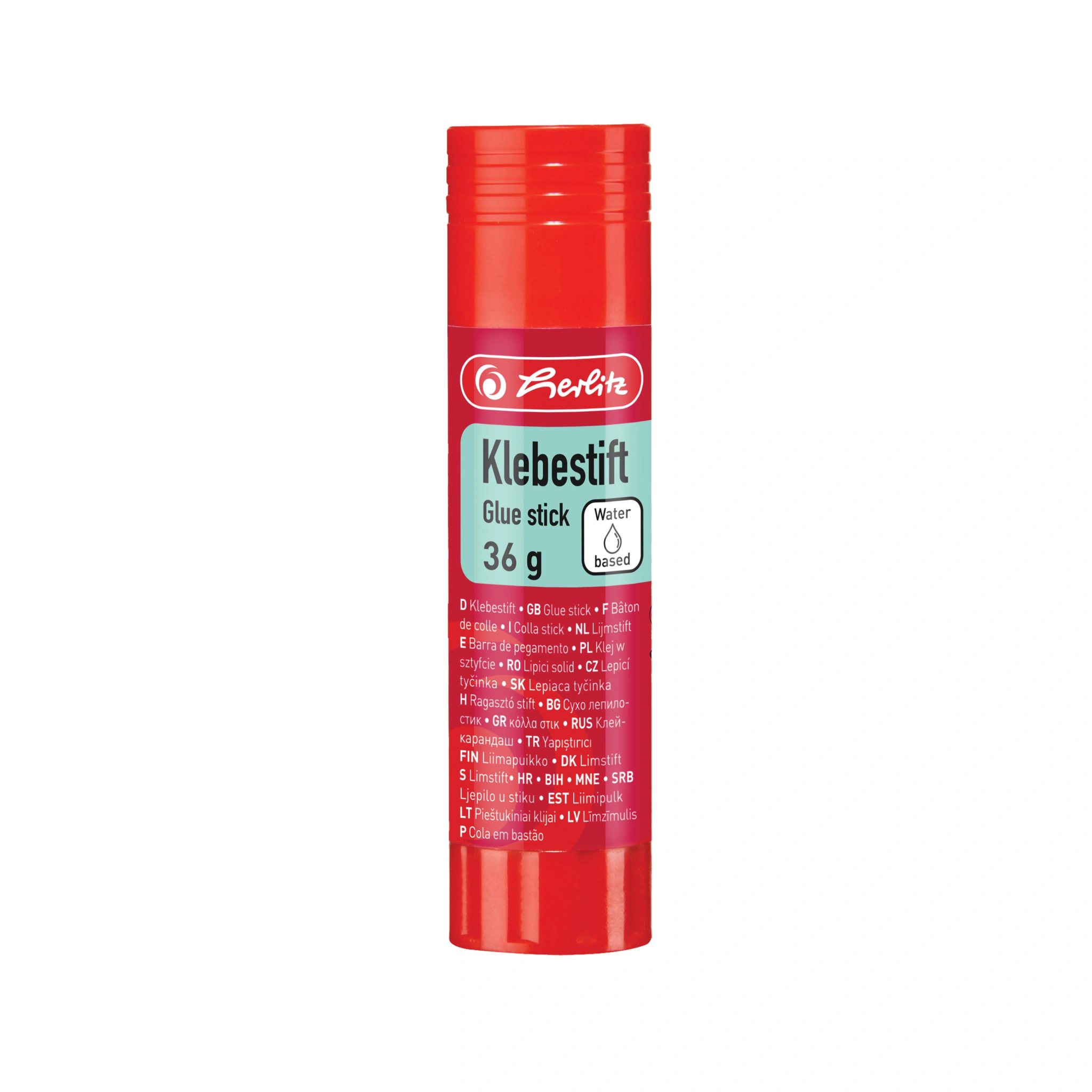 herlitz Klebestift, 36 g, lösungsmittelfrei, farblos (EAN: 4008110224602)