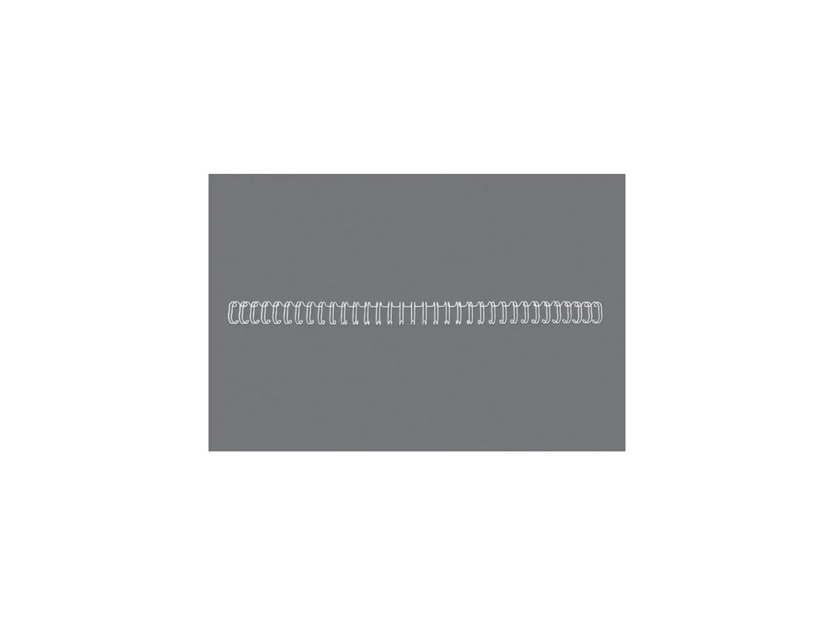 GBC Drahtbinderücken WireBind, A4, 34 Ringe, 6 mm, weiß (EAN: 5019577190125)