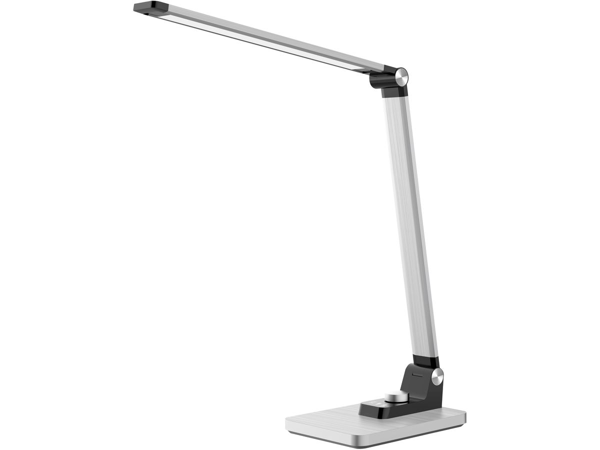 Hansa LED-Tischleuchte "Breeze", Standfuß, silber-gebürstet (EAN: 7612176092425)