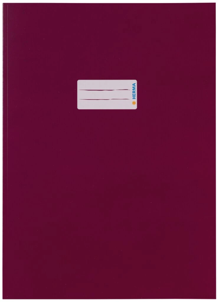 HERMA Heftschoner, aus Karton, DIN A4, weinrot (EAN: 4008705198042)