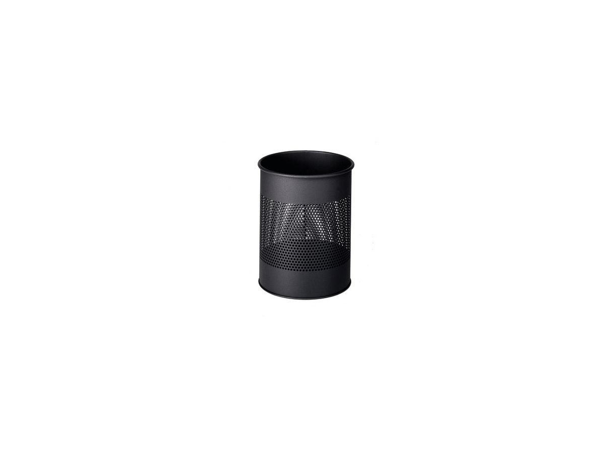 DURABLE Papierkorb METALL, rund, 15 Liter, anthrazit (EAN: 4005546988665)