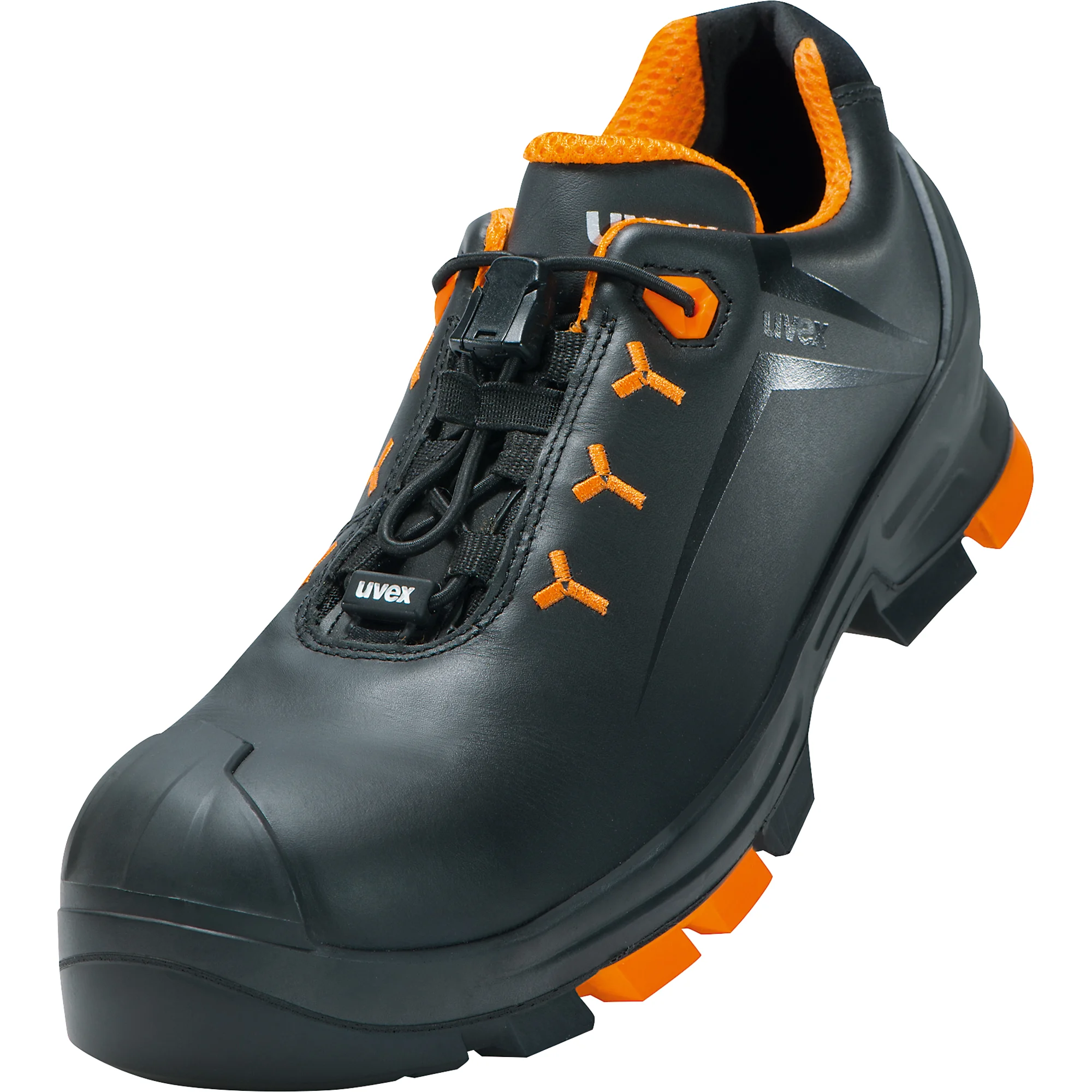uvex 2 Halbschuh S3 SRC, Gr. 43, schwarz/orange (EAN: 4031101609553)