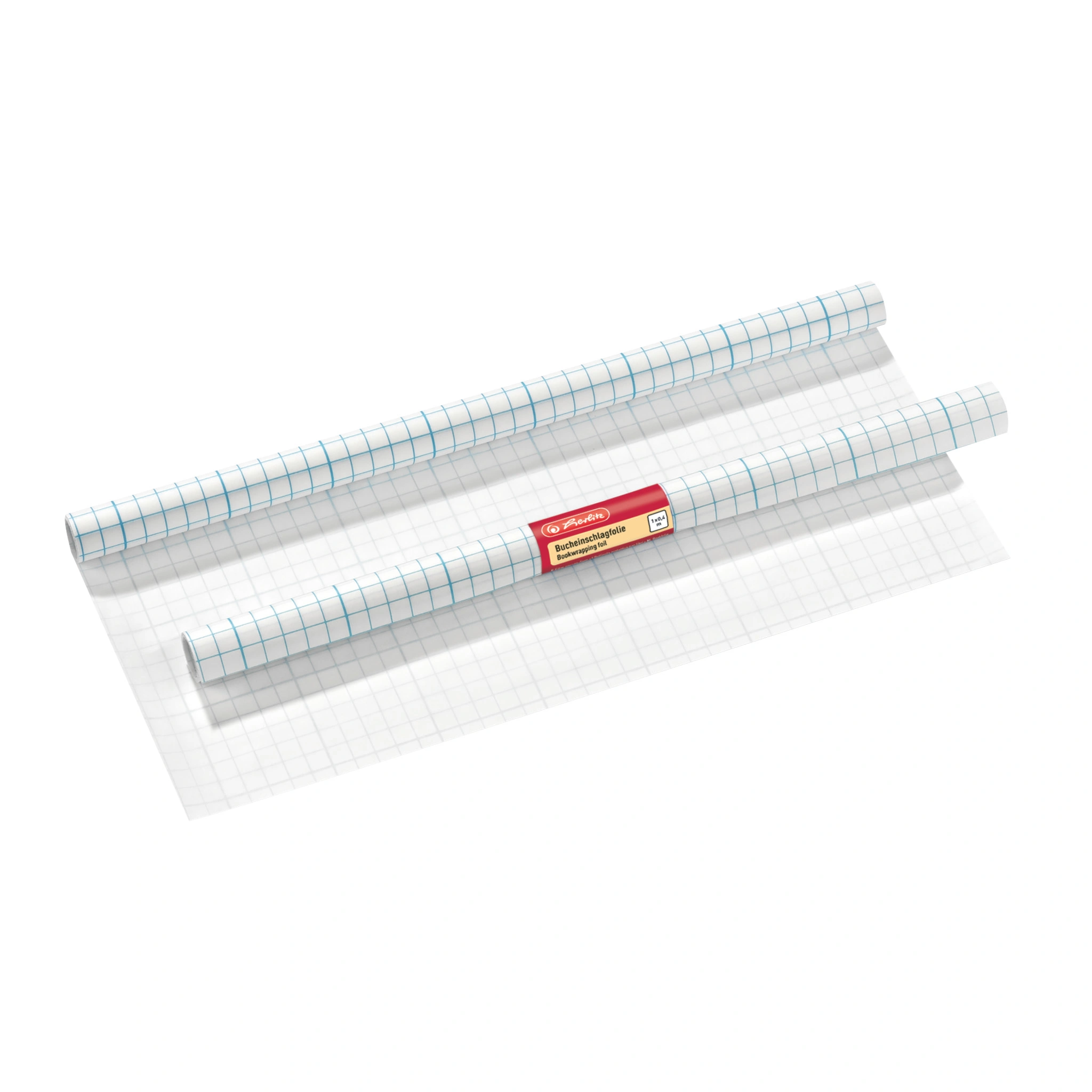 herlitz Buchschutzfolie, 400 mm x 1 m, PP, transparent (EAN: 4008115161100)