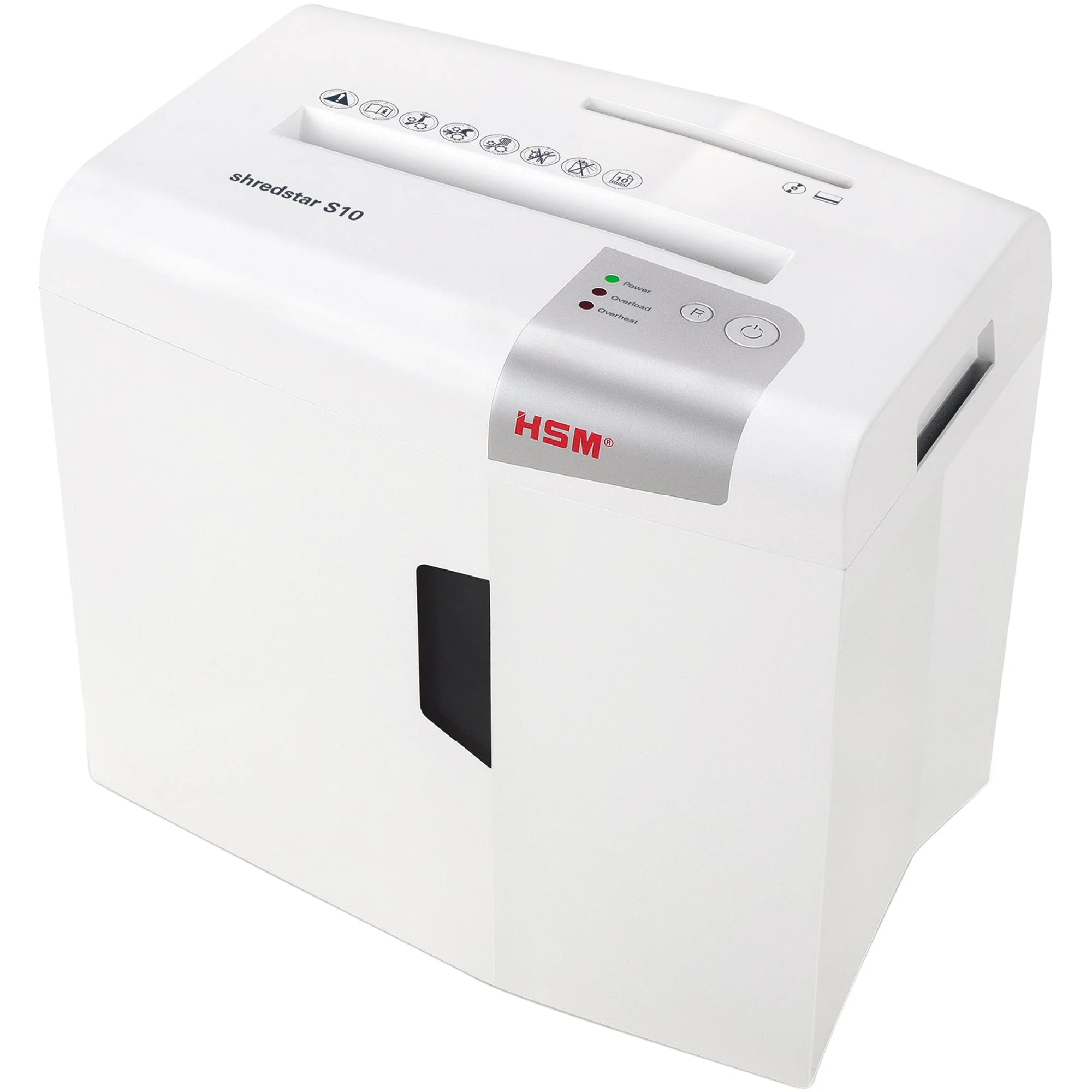 HSM Aktenvernichter shredstar S10, Streifenschnitt: 6 mm (EAN: 4026631057714)