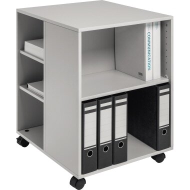 DURABLE Bürowagen "74/59" offen, 6 Böden, grau (EAN: 4005546988047)
