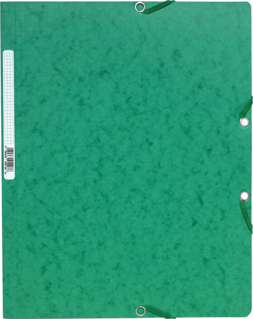 EXACOMPTA Eckspannermappe, DIN A4, Karton, grün (EAN: 3130630055136)