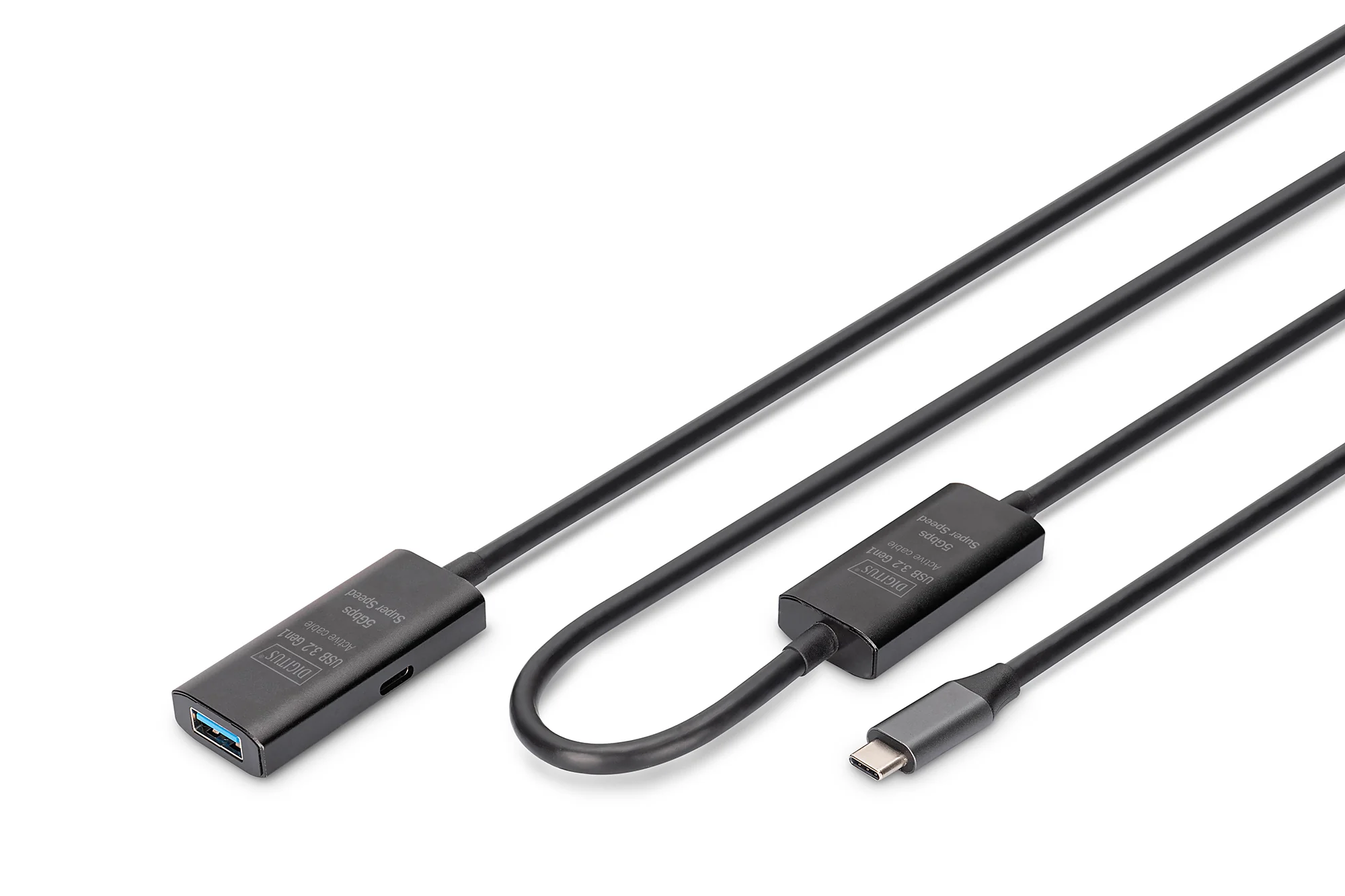 DIGITUS USB 3.2 Gen1 Aktives Verlängerungskabel, 10,0 m (EAN: 4016032497417)