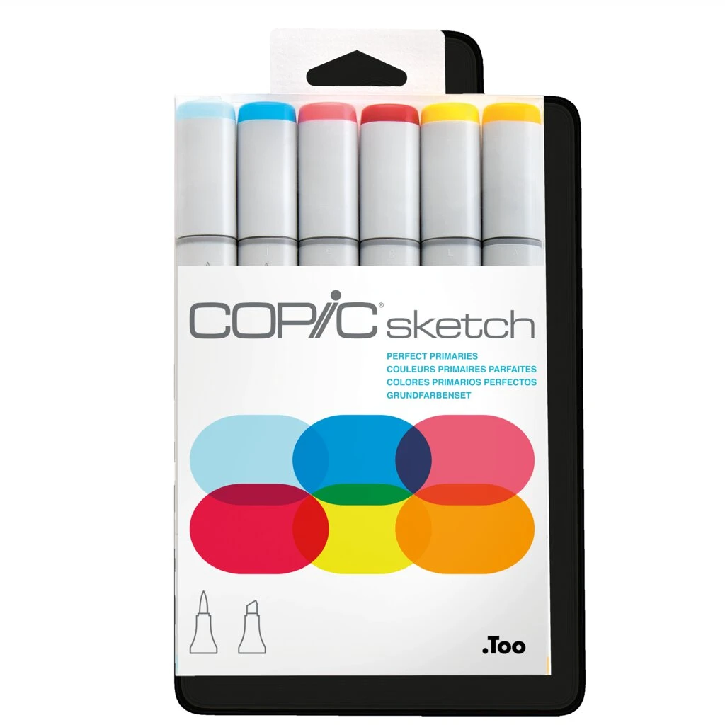 COPIC Marker sketch, 6er Set "Perfect Primaries" (EAN: 4511338052679)
