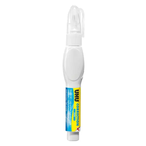 UHU Korrekturstift Correction Pen, 8 ml, weiß (EAN: 0000040267913)