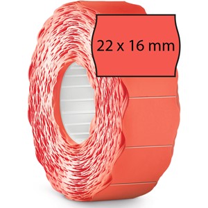 METO Etiketten für Preisauszeichner, 22 x 16 mm, rot (EAN: 4058096475819)