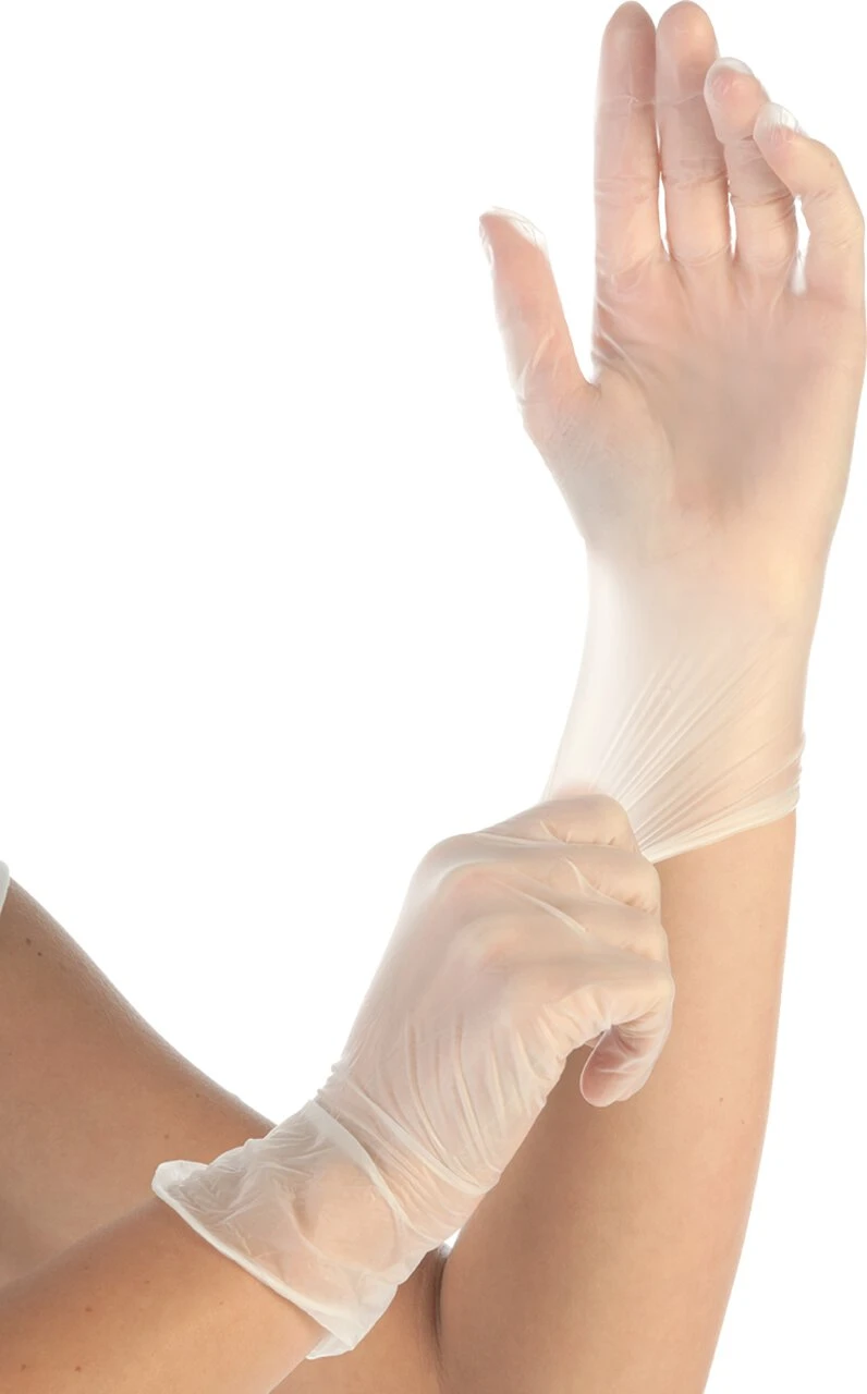 HYGONORM Vinyl-Handschuh "IDEAL LIGHT", S, weiß, puderfrei (EAN: 4015544268690)