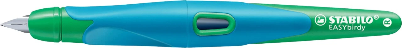 STABILO Füllhalter EASYbirdy R, Rechtshänder, blau/grün (EAN: 4006381542425)