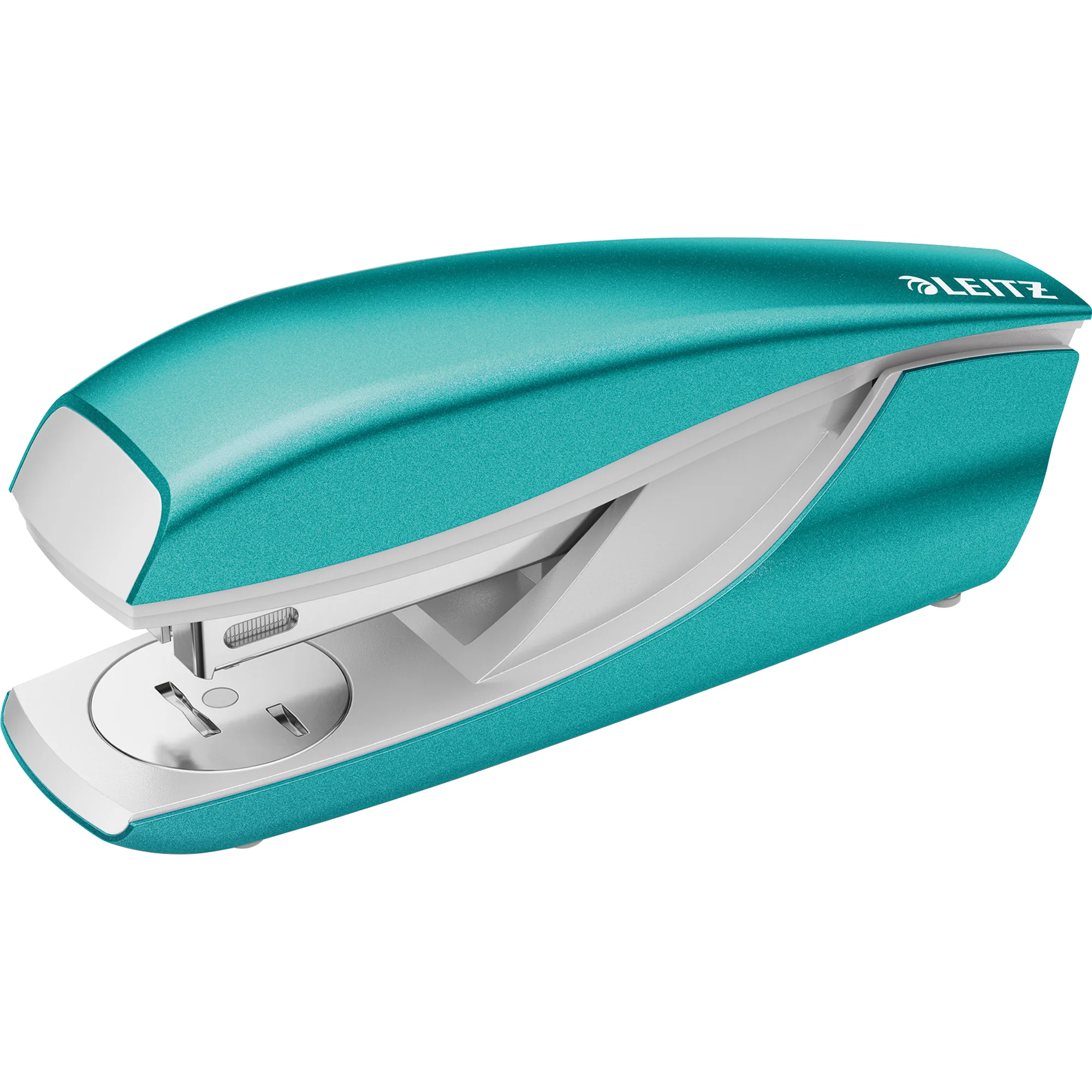 LEITZ Heftgerät NeXXt WOW 5502, eisblau, im Karton (EAN: 4002432103126)