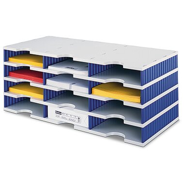 styro Grundeinheit styrodoc trio, 12 Fächer, blau/grau (EAN: 7612176104371)