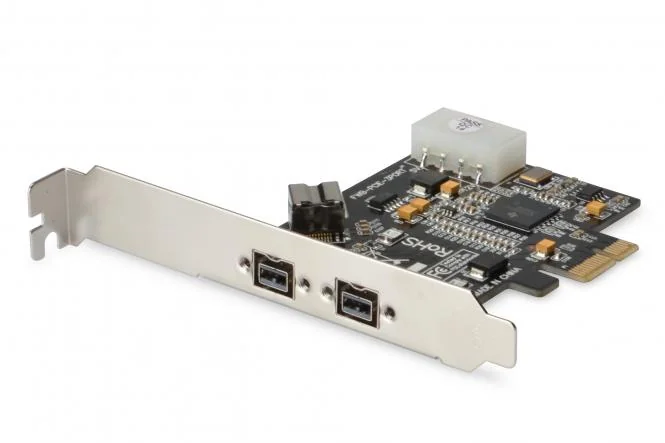 DIGITUS FireWire 1394b PCI-Express Karte, 3 x Port (EAN: 4016032322405)