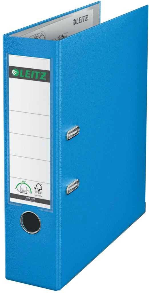 LEITZ 180 Grad Ordner, DIN A4, 80 mm, hellblau (EAN: 4002432101030)
