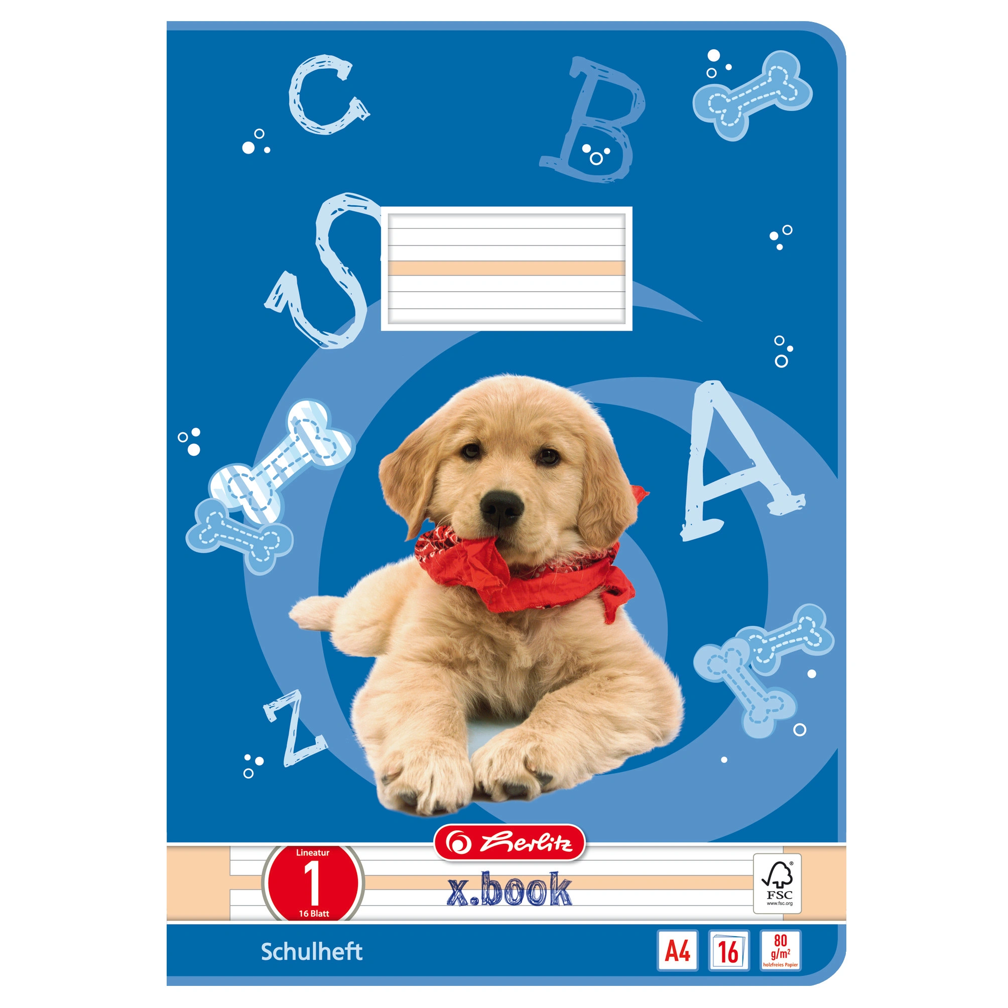 herlitz Schulheft x.book, DIN A4, Lineatur 1 / liniert (EAN: 4008113321605)