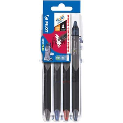 PILOT Tintenroller FRIXION POINT CLICKER Set2Go, 4er Etui (EAN: 3131910571971)