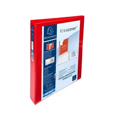 EXACOMPTA Präsentations-Ringbuch, A4 Maxi, rot, 4D-Ring (EAN: 3130635518469)
