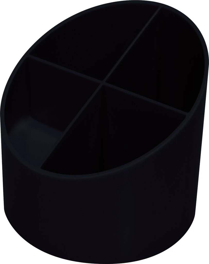 helit Multiköcher "the green cross", 4 Fächer, schwarz (EAN: 4012086023114)