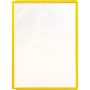 DURABLE Sichttafel SHERPA, DIN A4, Rahmen: gelb (EAN: 4005546521435)