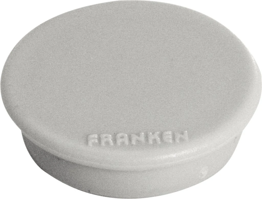 FRANKEN Haftmagnet, Haftkraft: 2,5 kg, Durchm. 38 mm, grau (EAN: 4016946051422)