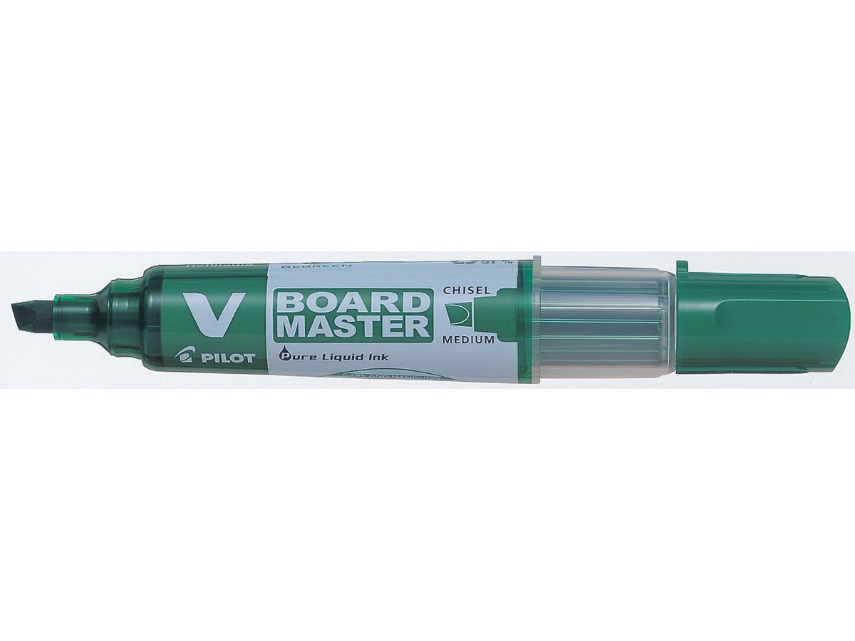 PILOT Whiteboard-Marker V BOARD MASTER, Keilspitze, grün (EAN: 4902505355899)