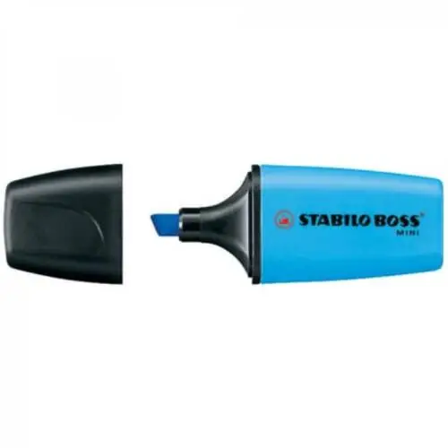 STABILO Textmarker BOSS MINI, blau (EAN: 0000042117643)