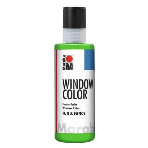 Marabu Window Color "fun & fancy", 80 ml, hellgrün (EAN: 4007751068248)