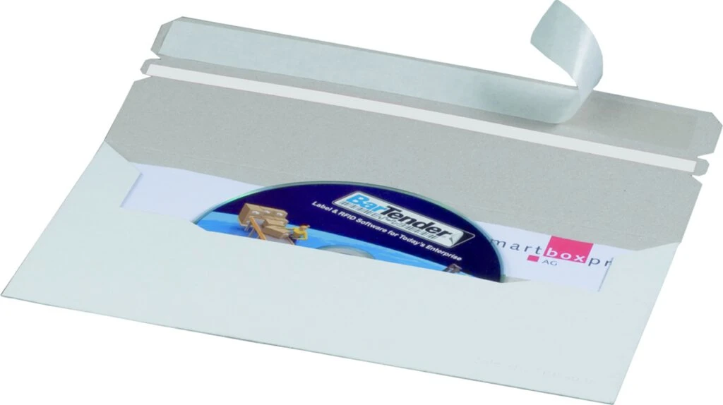 SMARTBOXPRO CD/DVD-Brief, DIN lang, ohne Fenster, weiß (EAN: 4250414106706)