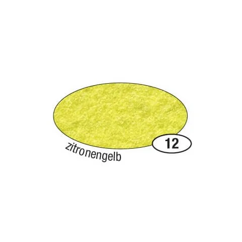 folia Bastelfilz, (B)200 x (H)300 mm, 150 g/qm, zitronengelb (EAN: 4001868524123)