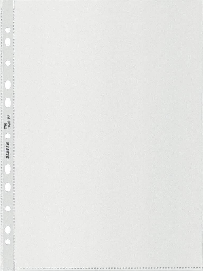 LEITZ Prospekthülle Recycle, A4, PP, genarbt, 0,10 mm (EAN: 4002432397839)