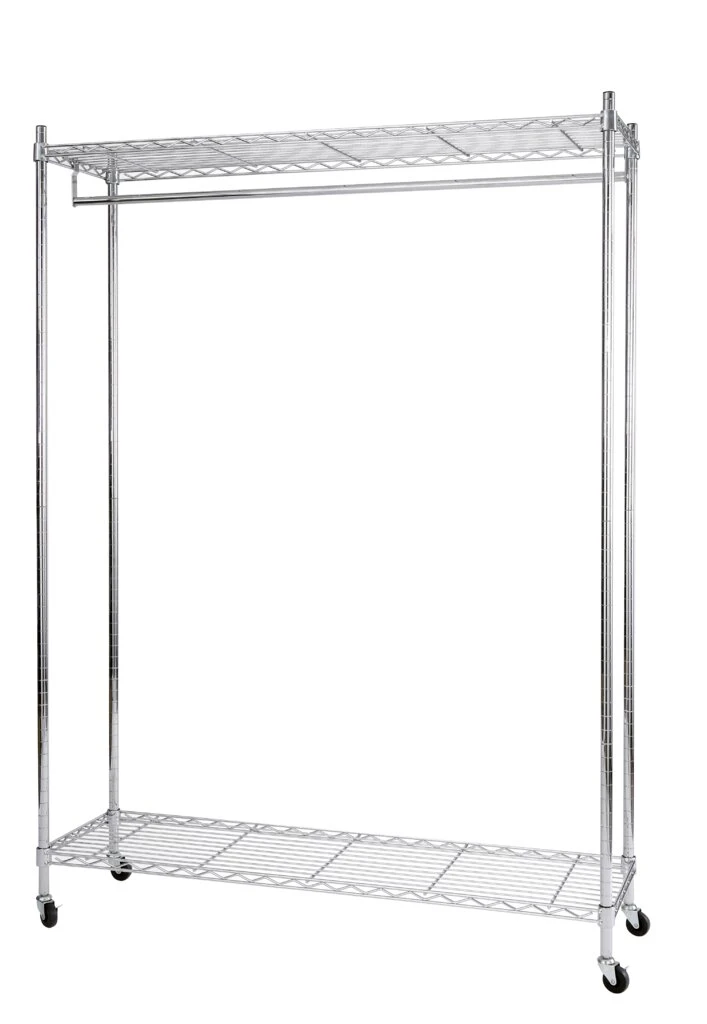 ALBA Garderobenwagen "MOBI", mobil, (H)1.680 mm, chrom (EAN: 3129710015146)