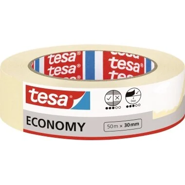 tesa Papierabdeckband ECONOMY, 30 mm x 50 m, chamois (EAN: 4042448804846)