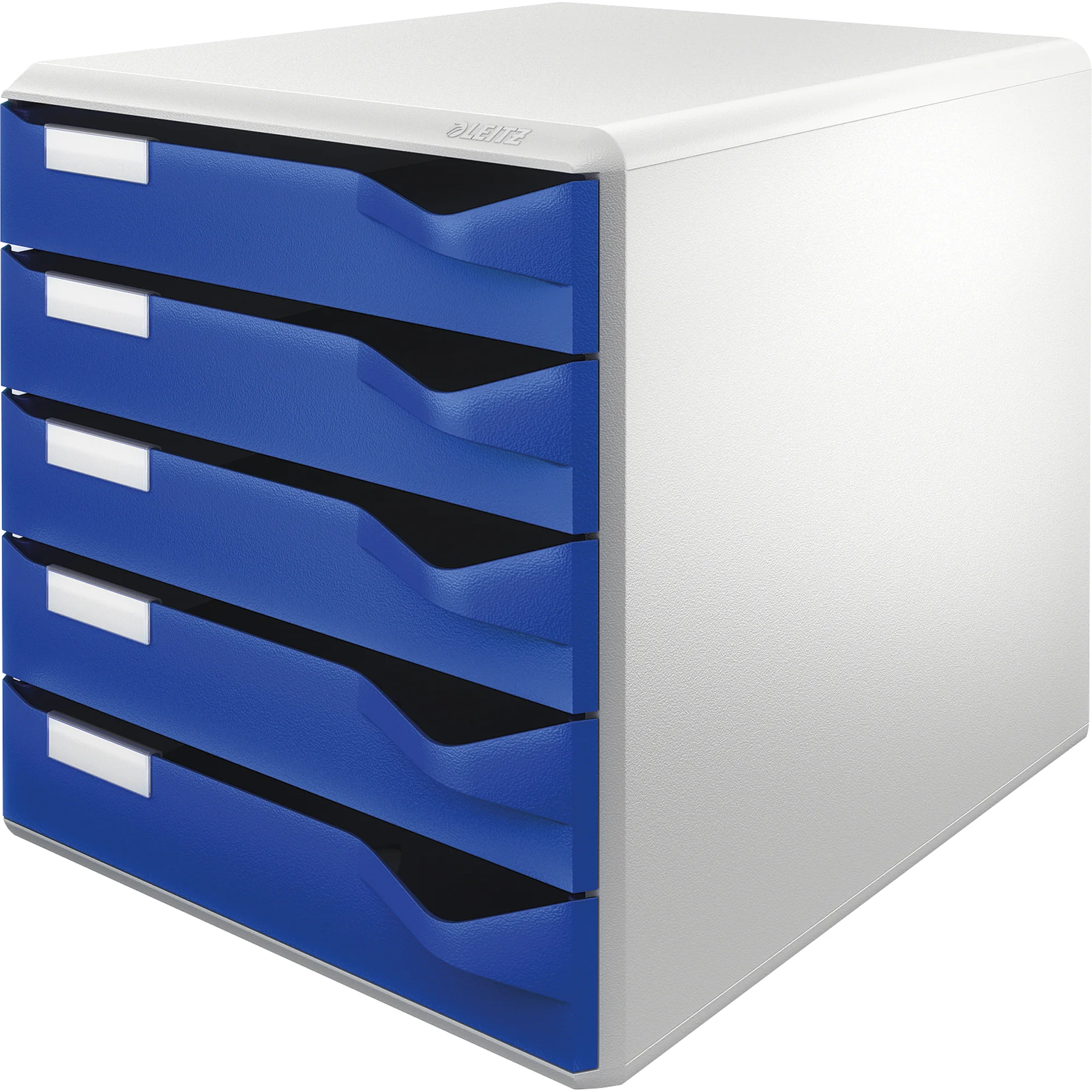 LEITZ Schubladenbox Post-Set, 5 Schübe, lichtgrau/blau (EAN: 4002432324408)