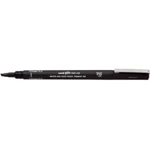 uni-ball Fineliner PIN Chisel 1.0, Keilspitze, schwarz (EAN: 4902778270974)