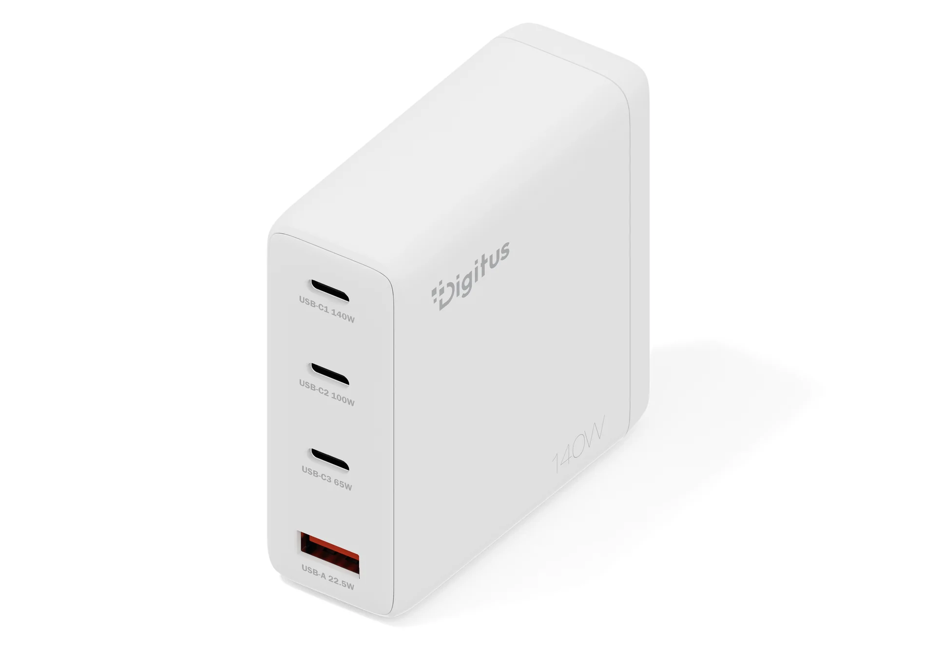 DIGITUS USB-Adapterstecker GaN Charger, 3x USB-C/1x USB-A (EAN: 4016032505853)