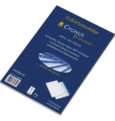 MAILmedia Briefumschlag CYGNUS EXCELLENCE, DIN C5 (EAN: 4003928756598)