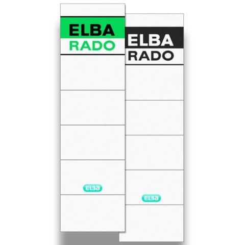 ELBA Ordnerrücken-Einsteckschild Rado Brillant, kurz/breit (EAN: 4002030042179)