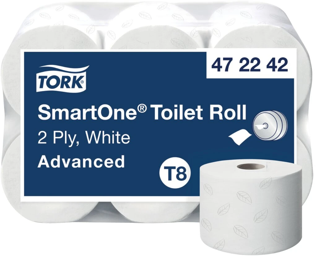 TORK Großrollen-Toilettenpapier SmartOne, 2-lagig, 207 m (EAN: 7322540656152)
