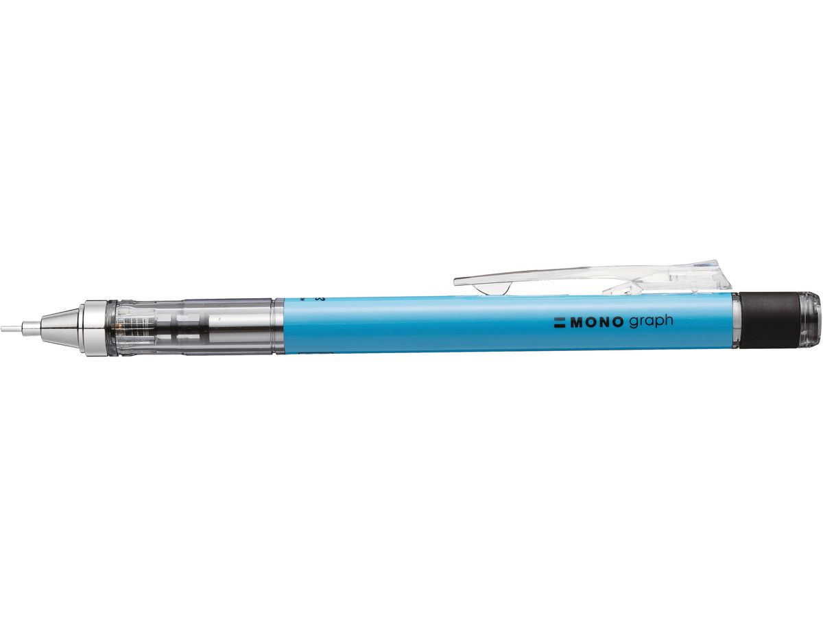 Tombow Druckbleistift "MONO graph", 0,7 mm, neonblau (EAN: 4901991545890)
