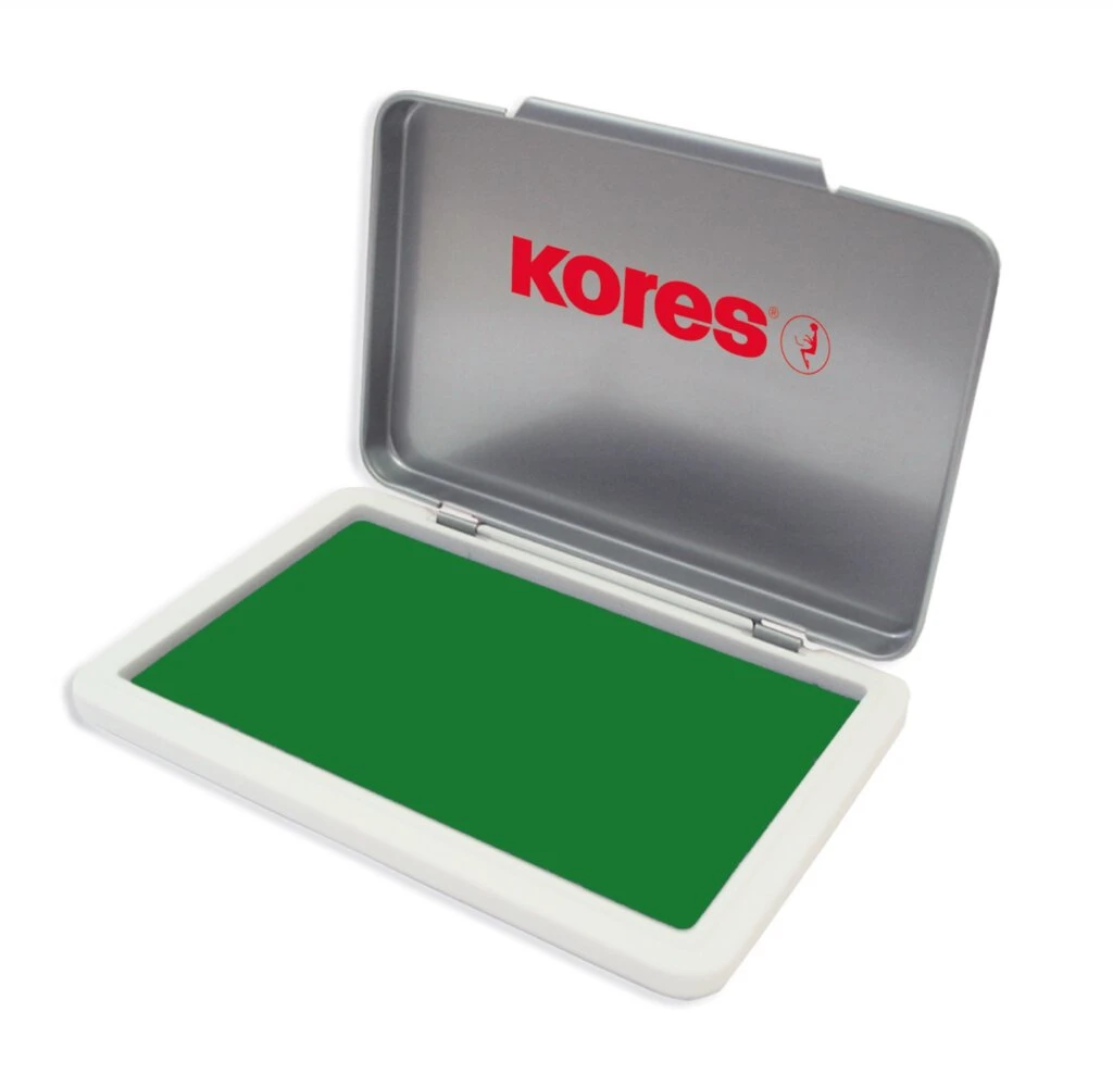 Kores Stempelkissen METALLICA, (B)110 x (T)70 mm, grün (EAN: 9023800715524)