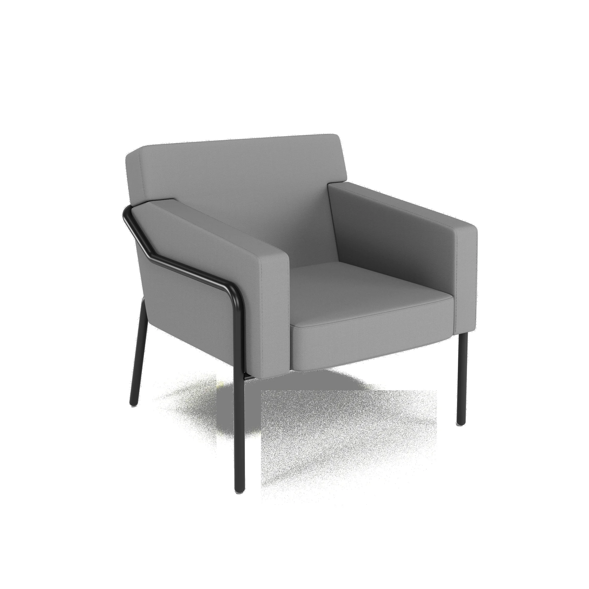 PAPERFLOW Outdoor-Besuchersessel MEDSO T L, grau (EAN: 3660141964851)