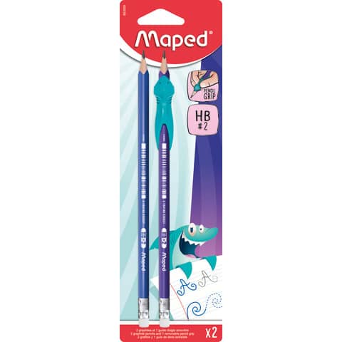 Maped Bleistift, mit Radierer, HB, 2er Blister (EAN: 3154148535003)