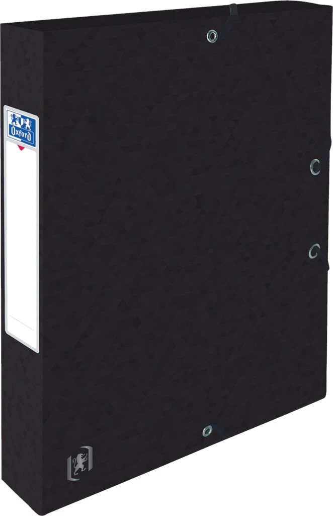Oxford Sammelbox Top File+, 40 mm, DIN A4, schwarz (EAN: 3045050392221)