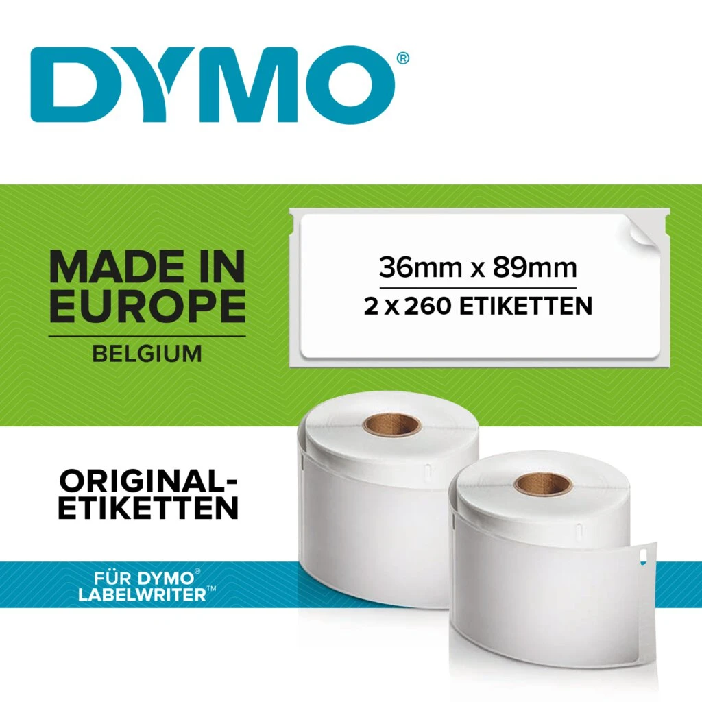DYMO LabelWriter-Adress-Etiketten, 89 x 36 mm, weiß (EAN: 5411313990127)