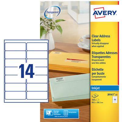 AVERY Etiquette d'adresse jet d'encre, 99,1 x 38,1 mm (EAN: 3266550271148)