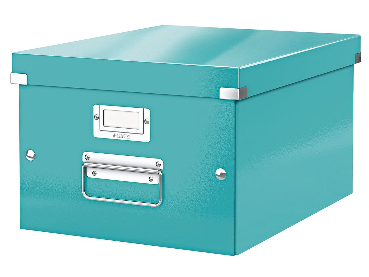 LEITZ Ablagebox Click & Store WOW, DIN A4, eisblau (EAN: 4002432103799)